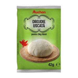 Drojdie uscata Auchan, 42g