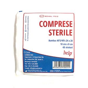 Comprese sterile 8/10x50