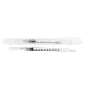 Seringa Germanmed 1 ml, sterila, de unica folosinta, din 3 parti, cu ac