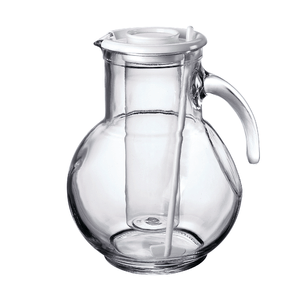 Carafa de sticla Bormioli Kufra cu capacitate de 2L si tub pentru gheata