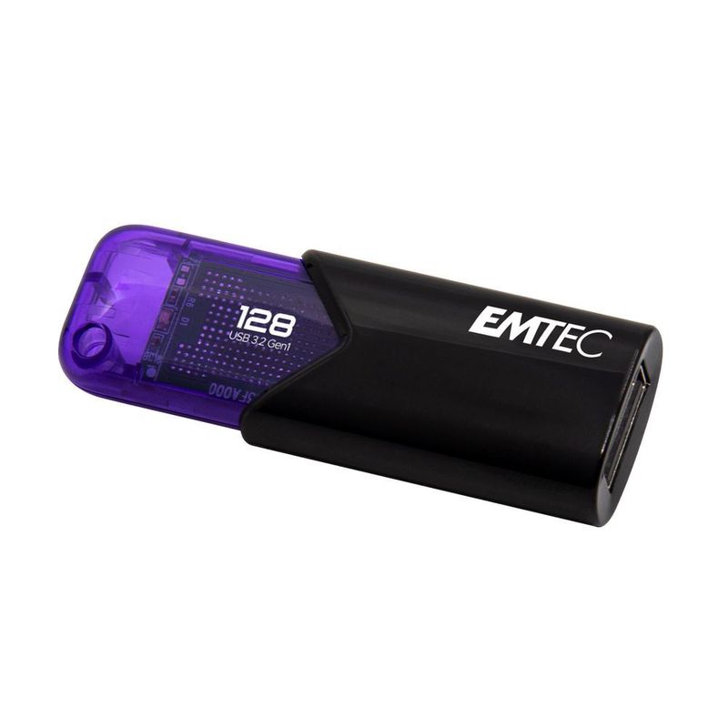 Stick de memorie USB 3.2 Emtec, B110, 128GB, Mov | Pret avantajos ...