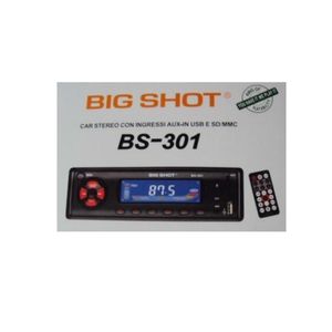 Radiocasetofon auto Big Shot BS-301 cu USB si telecomanda