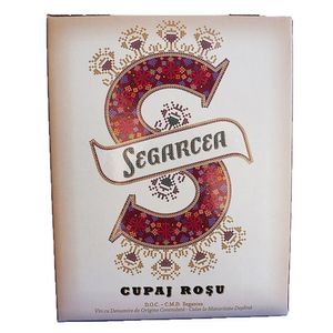Vin rosu sec Domeniul Coroanei Segarcea, bag in box, 3 l