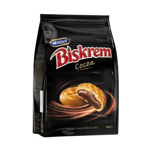 Biscuiti Biskrem, cu cacao, 160g