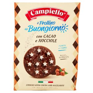 Biscuiti Campiello cu cacao si alune, 350 g