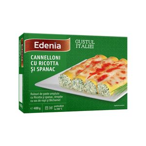 Cannelloni cu ricotta si spanac Edenia 400 g
