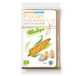 PopCorn Bio Benefique pentru microunde 90 g