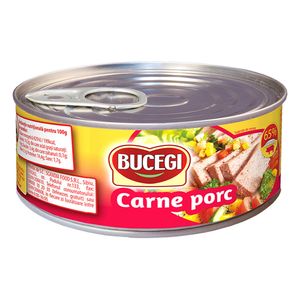 Conserva cu carne de porc Bucegi, 300g