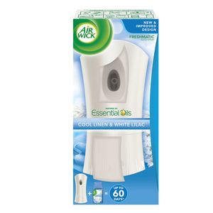 Odorizant electric de camera Airwick Freshmatic Complete Cool Linen 250 ml