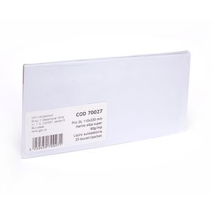 Set plicuri GPV 110x220mm cu lipire autoadeziva, pachet 25 bucati