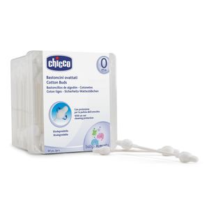 Betisoare de urechi Chicco cu protectie, 90 bucati