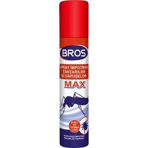 Spray impotriva tantarilor si capuselor Bros, efect pe termen lung,90 ml