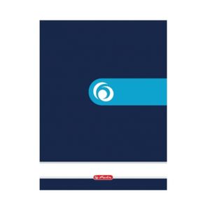 Caiet spiralat Herlitz A5 cu 100 de file, dictando