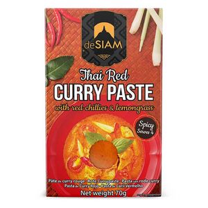 Desiam - Pasta de Curry rosu, 70 g