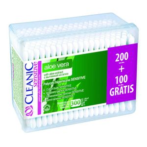 Betisoare de urechi Cleanic Pure Effect, 200+100 bucati