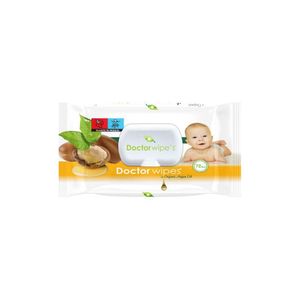 Servetele umede bebelusi Doctor Wipes, cu ulei de argan, 72 bucati