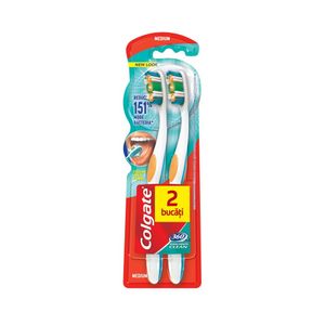 Periuta de dinti Colgate 360 Whole Mouth Clean Soft 1+1 extra