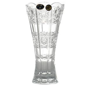 Vaza din cristal Bohemia Blade cu diametrul de 20cm