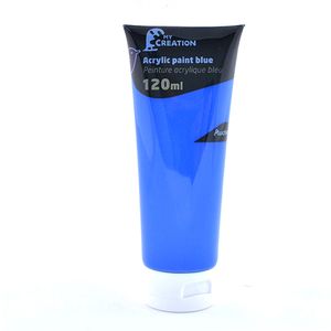 Tub de vopsea acrilica Auchan, albastru, 120 ml