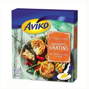 Cartofi gratinati cu branza si smantana Aviko 4 x 100 g