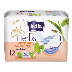 Absorbante Bella Herbs Sensitive Patlagina, 12 bucati