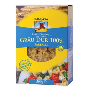 Paste fainoase farfale Baneasa din grau dur 500g