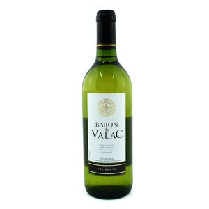 Vin alb demisec Baron de Valac, Airen, Ugni Blanc 0.75 l