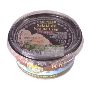 Salata icre de crap cu ceapa Doripesco, 130 g