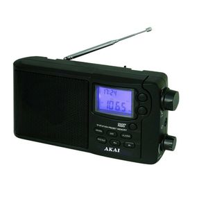 Radio portabil cu ceas Akai APR-2418