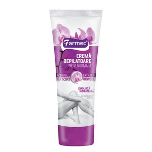 Crema depilatoare Farmec cu extract de orhidee, pentru piele normala 150 ml