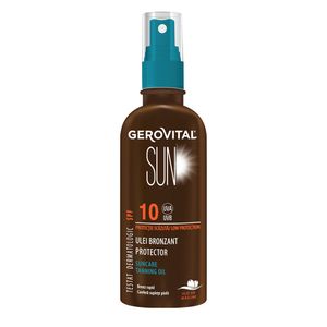 Ulei bronzant protector SPF10 Gerovital Sun 150 ml