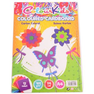 Carton A4 Pigna Colour Kids in 12 culori,pachet 24 coli