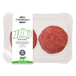 Hamburger fara gluten Aliprandi din carne de vita 2 x 100 g