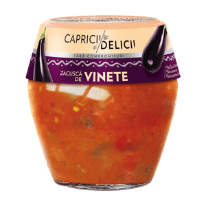 Zacusca cu vinete Capricii si Delicii 550 g