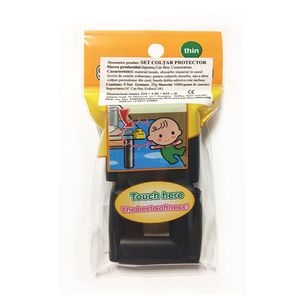 Set coltare de protectie negre Car Boy Kidland subtiri 4 bucati