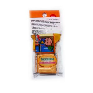 Set coltare de protectie imitatie lemn natur Car Boy Kidland foarte subtiri 4 bucati