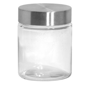 Borcan pentru depozitare Domotti Anabel cu capac din inox 200ml