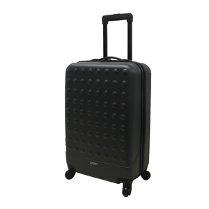 Troler rigid Airport Basic negru cu volum de 31L si maner fix