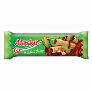 Rulou din porumb Alaska fara gluten, cu crema de alune, 18 g