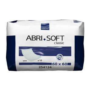 Protectii absorbante pentru pat Abena, de unica folosinta, 60x60cm,10 bucati