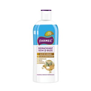 Demachiant pentru ochi si buze cu ulei de argan, toate tipurile de ten 150 ml