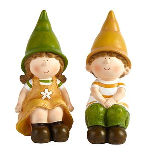 Decoratiune gradina fata/baiat Garden Star 22 cm