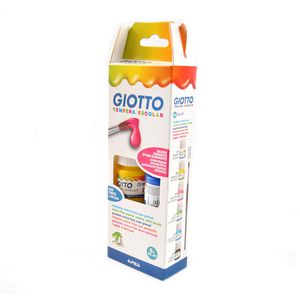 Tempera Giotto Arhi Design, la borcan de 25 ml, 6 bucati