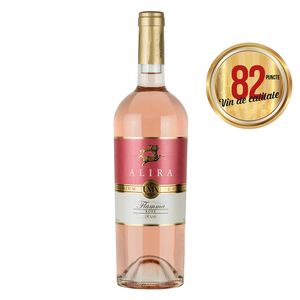 Vin roze sec Alira Flamma, Merlot, Cabernet Sauvignon, Feteasca Neagra 0.75 l
