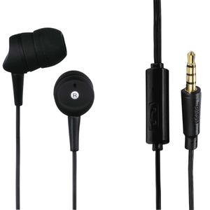 Casti in ear Hama Basic negre cu microfon