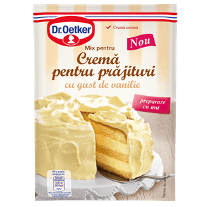 Crema pentru prajituri cu gust de vanilie Dr.Oetker 140 g