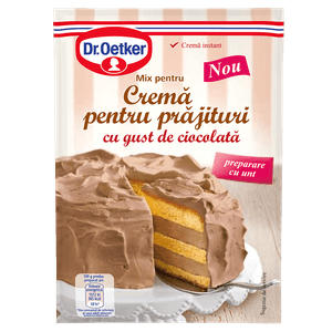 Crema pentru prajituri cu gust de ciocolata Dr.Oetker 140 g