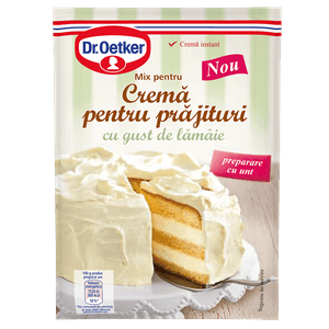 Crema pentru prajituri cu gust de lamaie Dr.Oetker 140 g