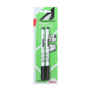 Set 2 markere negre Auchan