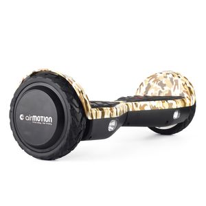 Hoverboard AirMotion H1 camouflage cu autonomie de pana la 12Km